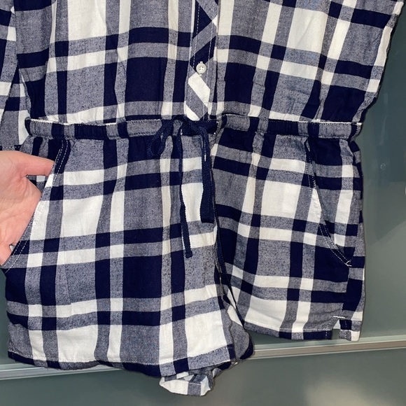 Aerie Romper Plaid Pajama - Picture 3 of 5